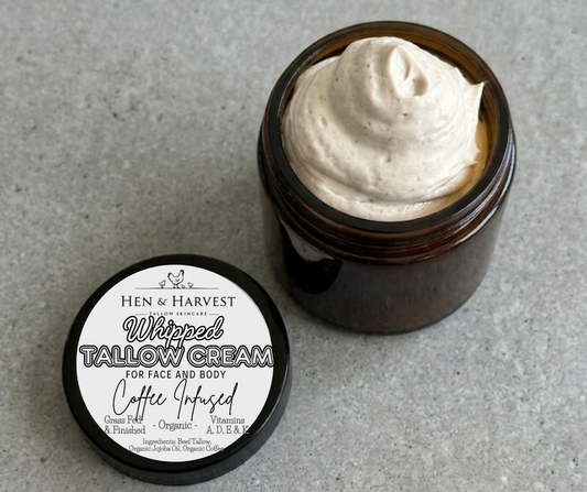 Coffee Infused Whipped Tallow Cream